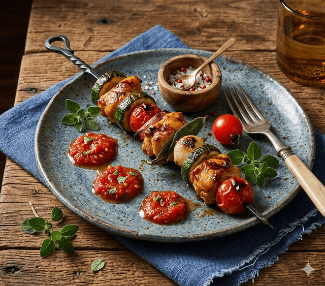 Grilled Tomato Salad