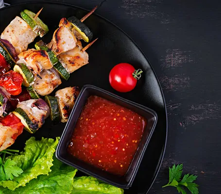 Grilled Tomato Salad